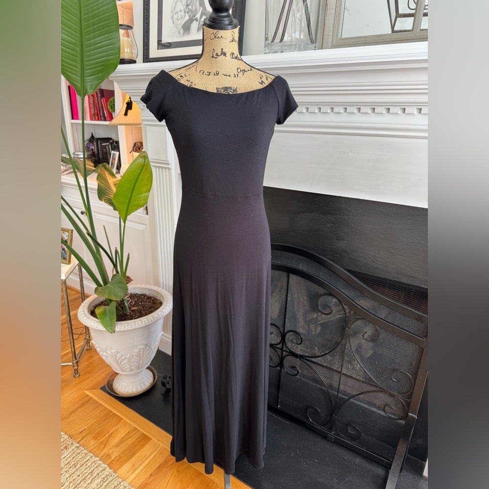 AT Loft Black Knit Maxi